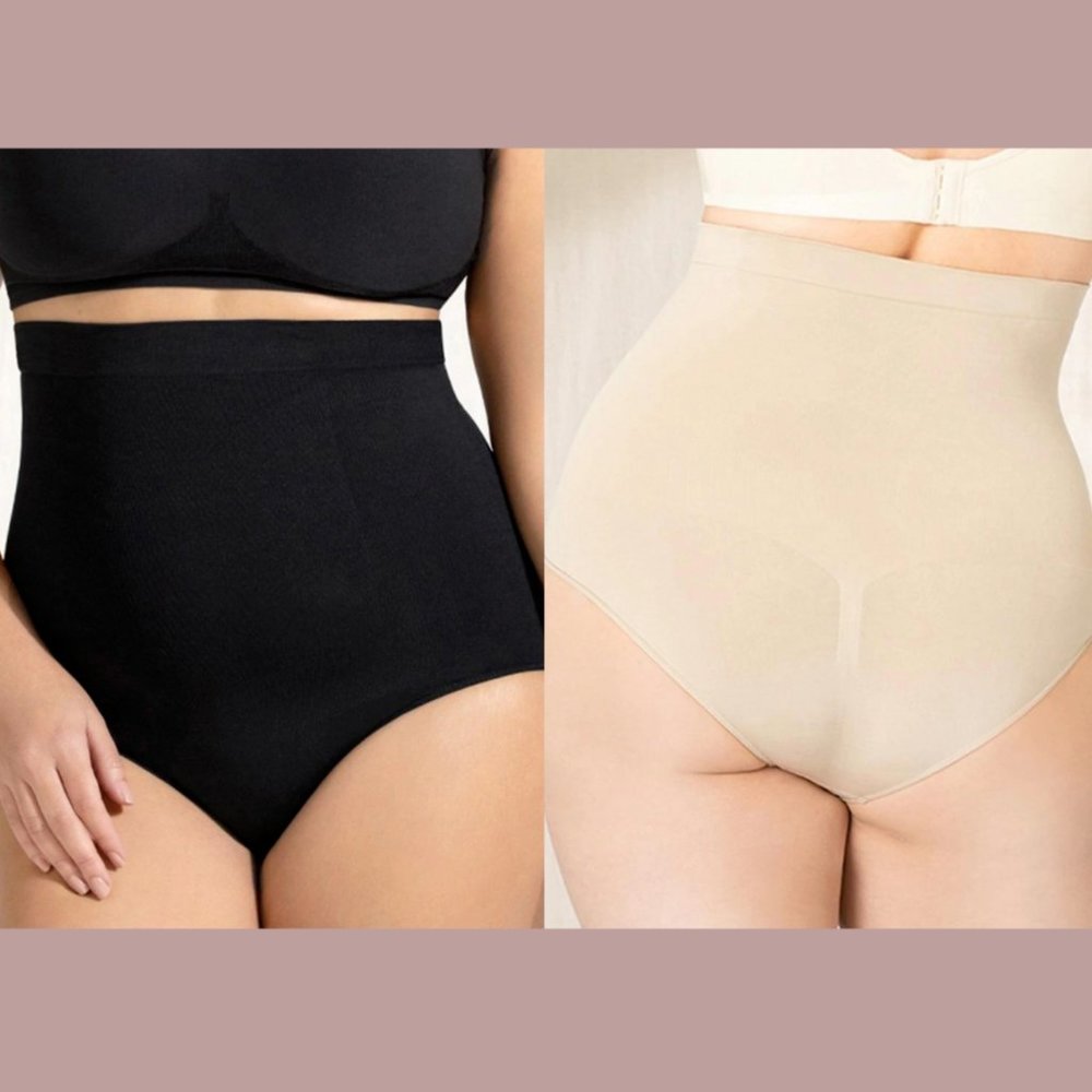 NWT Empetua [ XL/XXL‎ ] All Day Every Day High-Waisted Shaper Panty BLK